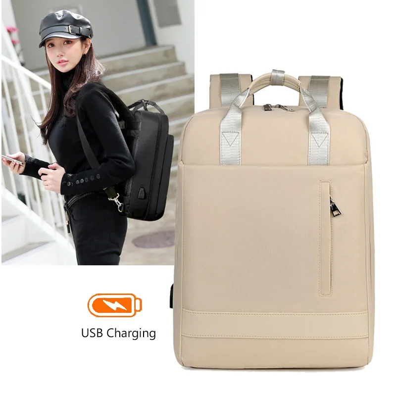 

Женские рюкзаки Mjzkxqz для подростков, школьные ранцы для девочек с USB-зарядкой для ноутбука, Дамский дорожный ранец