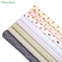 new sweet style gift wrapping paper four leaf clover gift paper boutique wrapping book paper bronzing thick wrapping paper