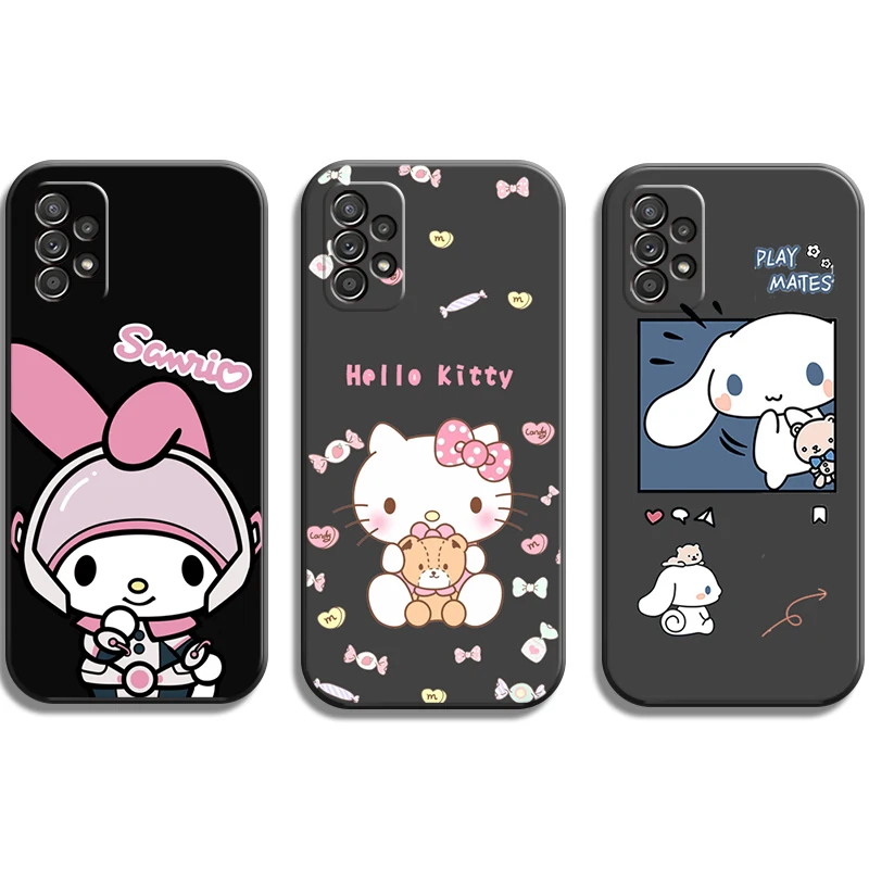 

Hello Kitty Kulomi Phone Cases For Samsung Galaxy A51 4G A51 5G A71 4G A71 5G A52 4G A52 5G A72 4G A72 5G Funda Coque Carcasa