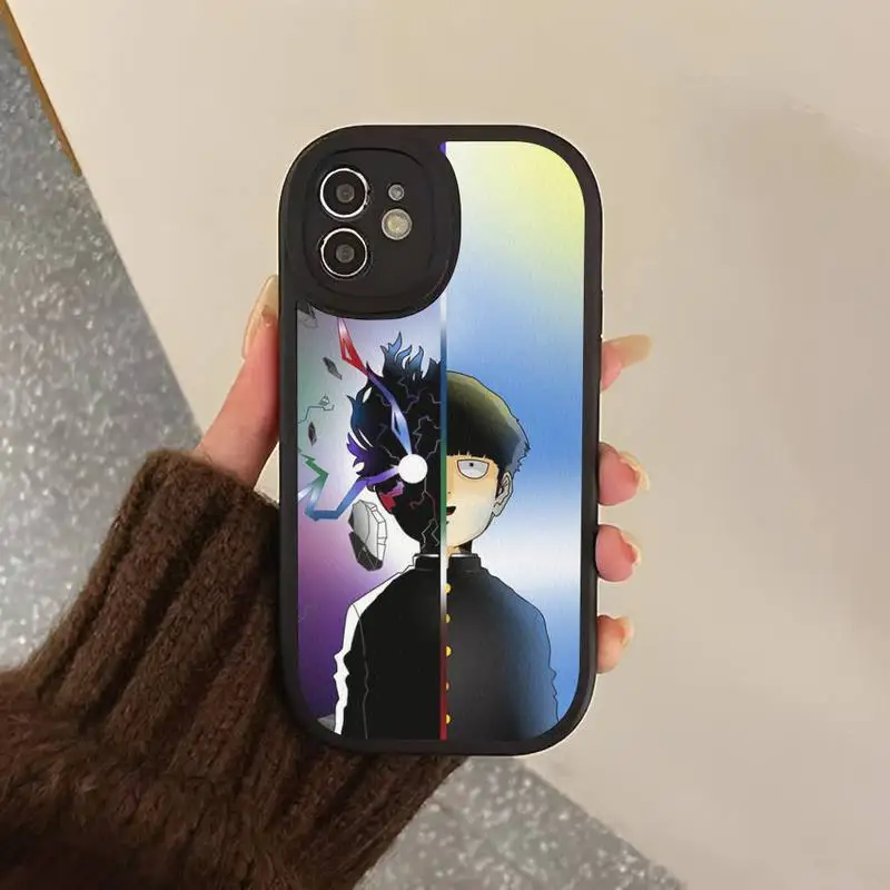 Mob Psycho 100 Phone Case Hard Leather Phone Case For iPhone 14 13 12 Mini 11 14 Pro Max Xs X Xr 7 8 Plus 6 6s