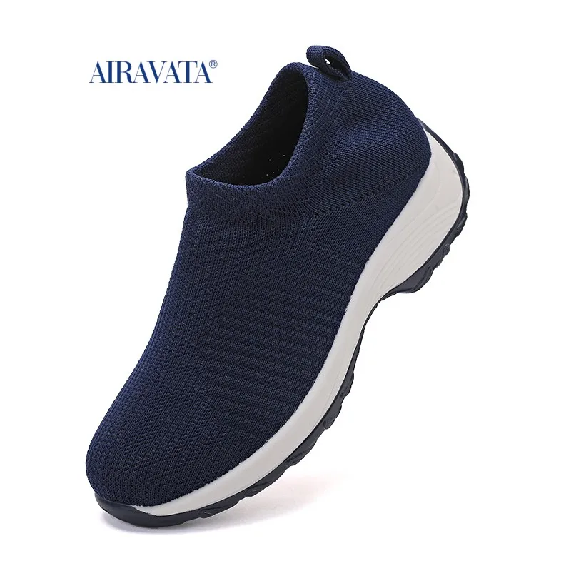 Women Casual Shoes Light Sneakers Breathable Mesh Summer knitted Vulcanized Shoes woman flats Shoes Flying net shoes