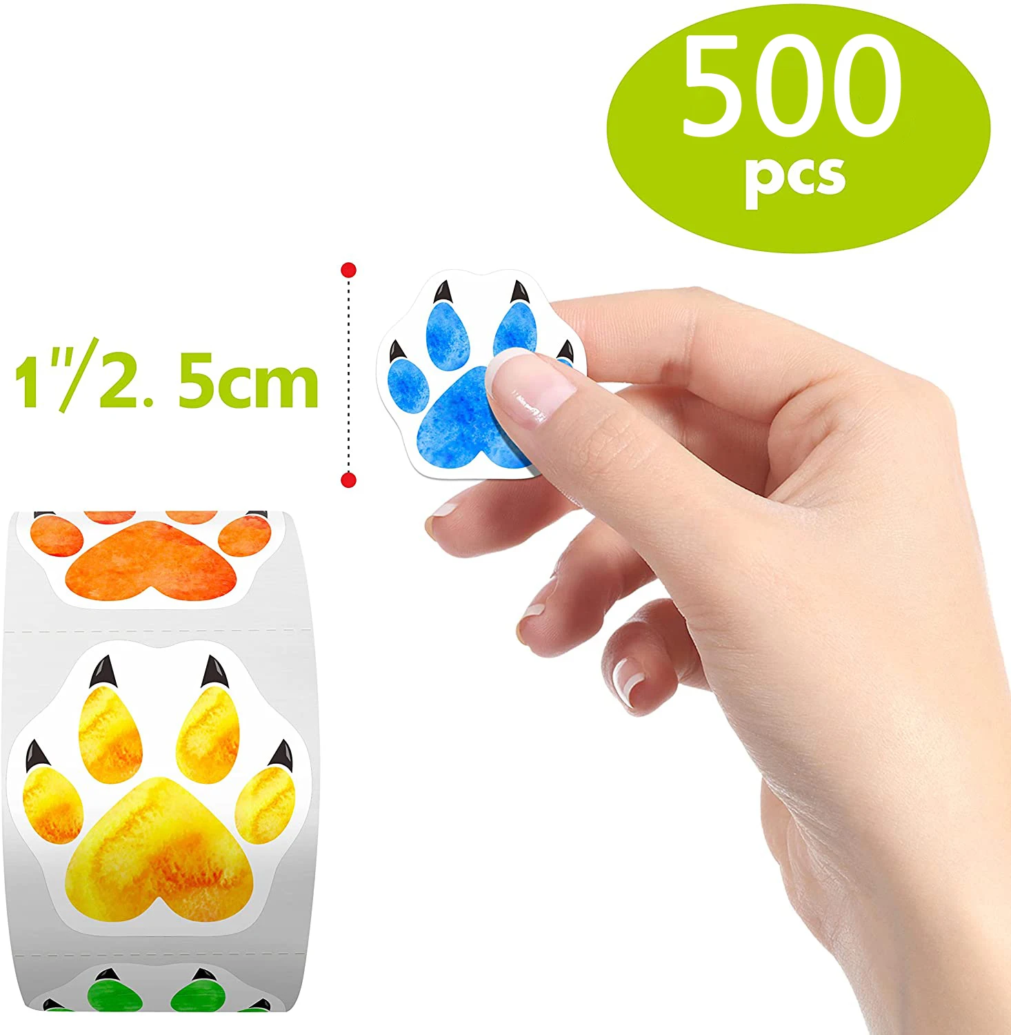 

600 шт., наклейки с принтом щенячьей лапы, 12 дизайнов, красочные наклейки с животными для детей, подарки для рукоделия, украшение для вечеринки, конверт, уплотнения, этикетка, бирка