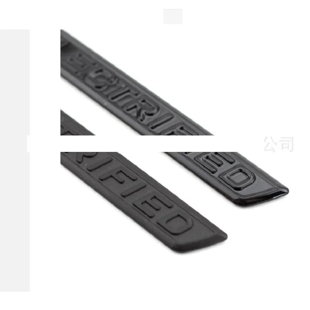 Хромированные черные значки на крылья TURBO ELECTRIFIDE для Mercedes Benz W206 C43 C43s C53 C53s C63 C63s AMG