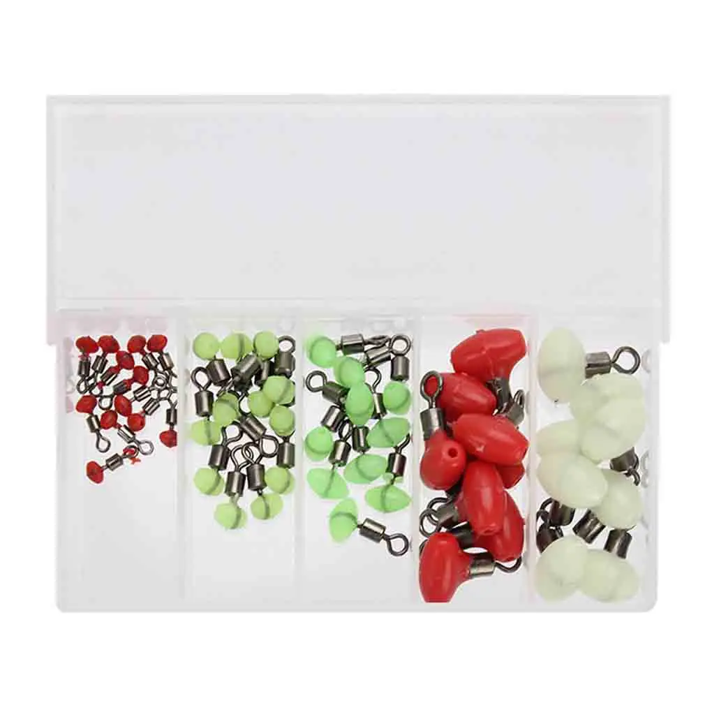 

Fishing Float Bobber 8 Word Swivel Beans Anti-Collision Tackle Connectors