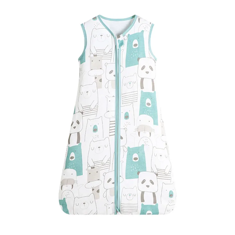 Baby Sleeping Bag For Newborn Baby Wearable Blanket 0.5 Tog Summer 100% Cotton Print Vest Sleep Sack Baby Boys Girls 0-3 Years images - 6