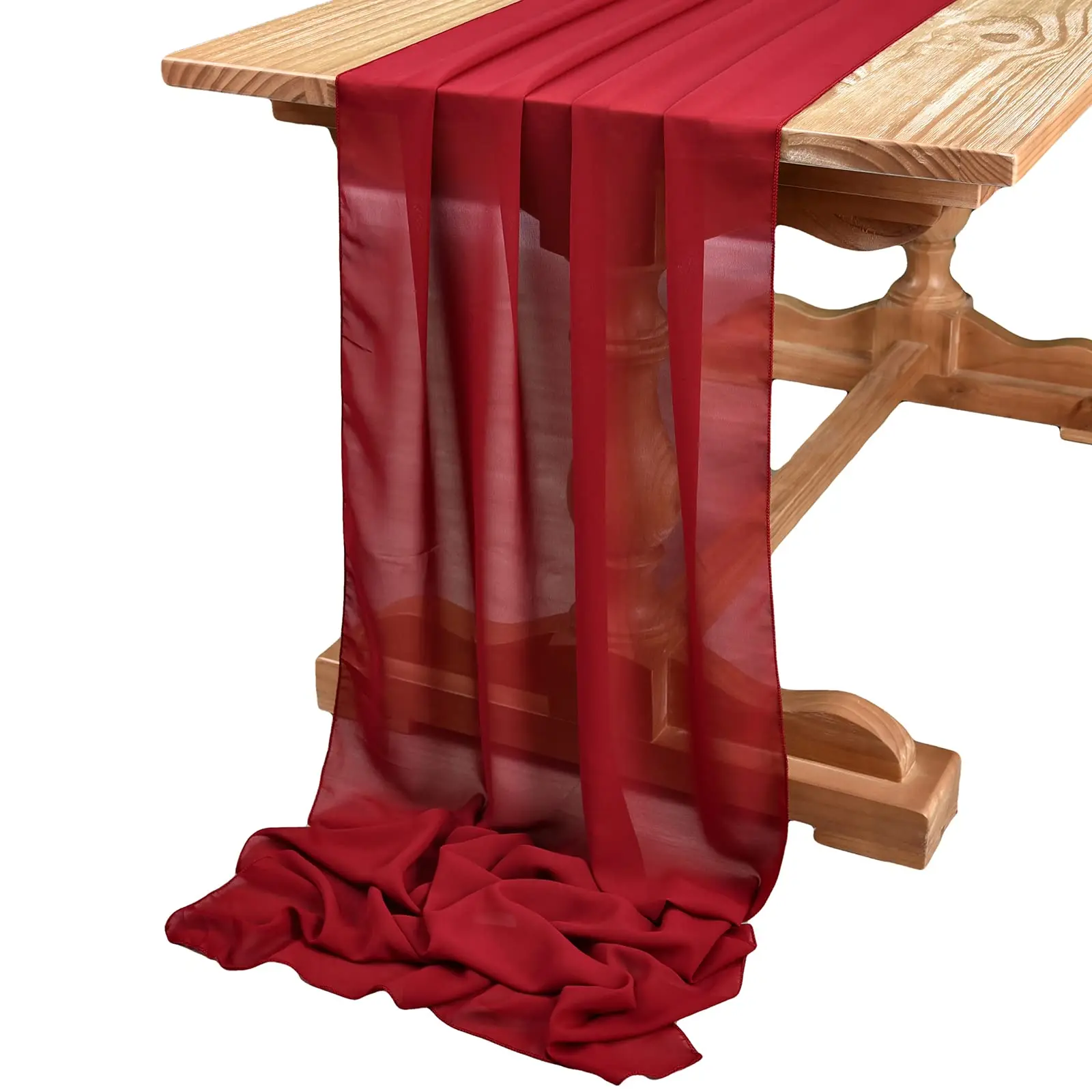 

Шифоновая скатерть-дорожка для стола 70x300/600 см