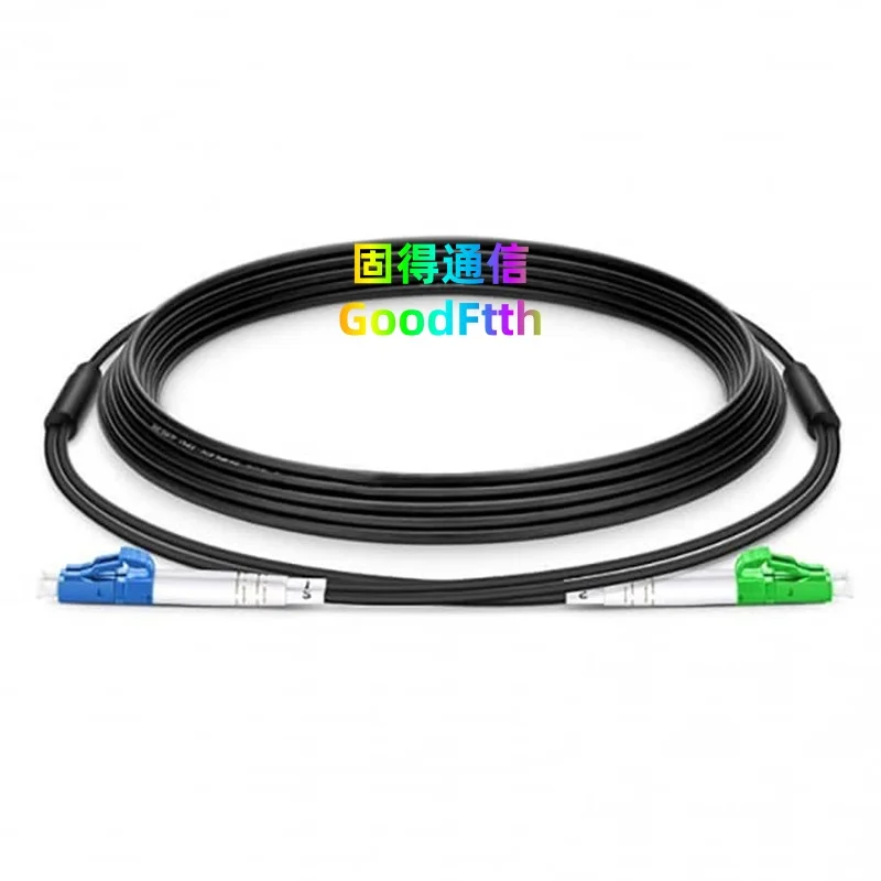 Армированный Тактический Патч-корд LC/APC-LC/UPC SM 2Core дуплекс 30 м 35 40 45 50 60 80 100 150 200 ТПУ