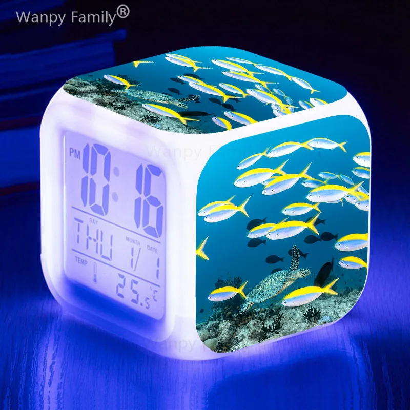 Boys Girls Gifts Children Room Touch Sensing Wake Up Timer Portable Desk Clock