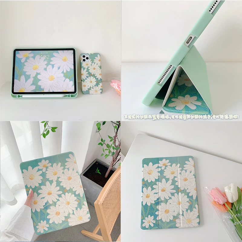 Чехол для Ipad 10.2 чехол IPad Air2 Air3 10 5 9 7 Mini с лотком ручки Pro 11 | Компьютеры и офис