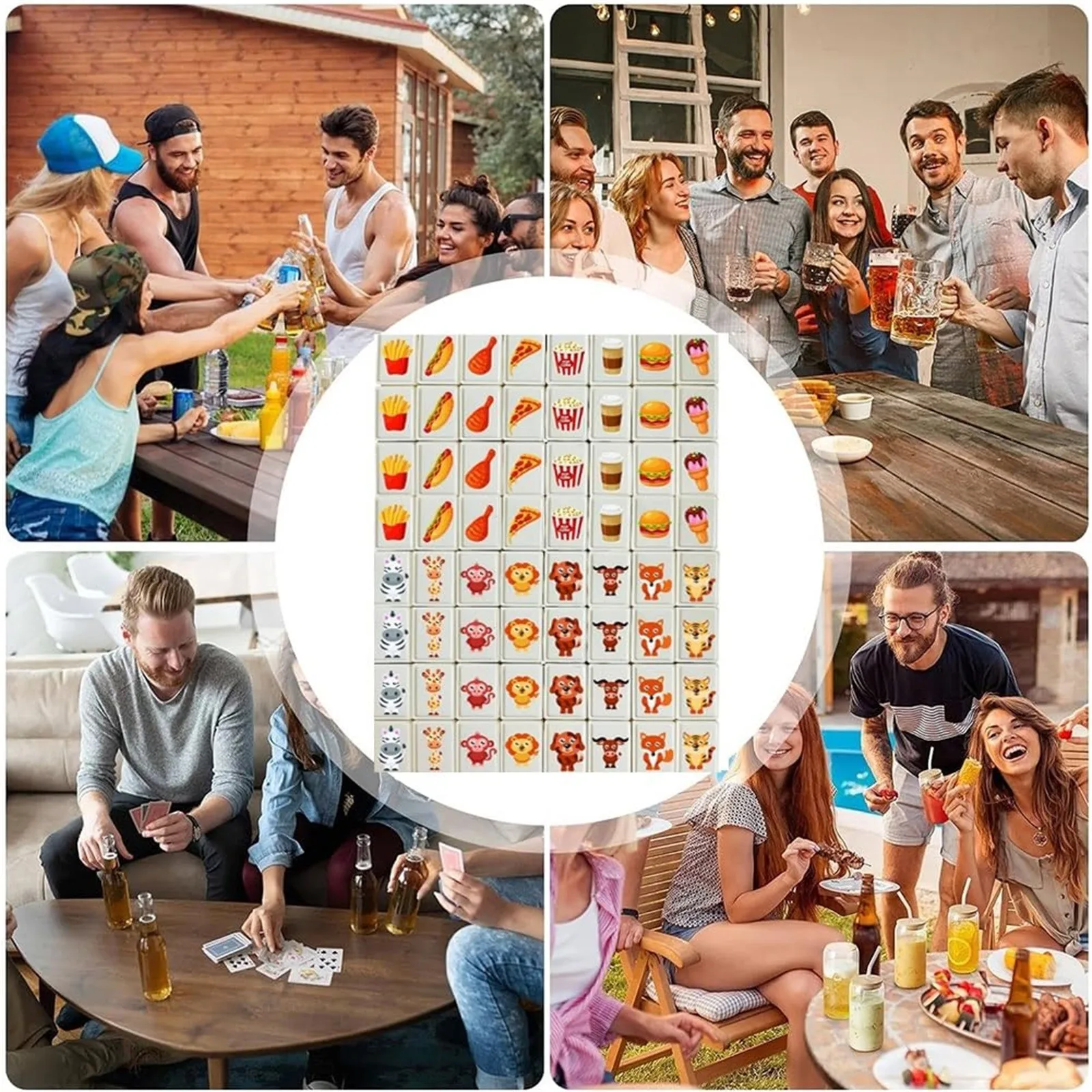 30 Мм Leader Sales Mahjong Tile Set Tiktok 'sea Race' 65 Предметов Последняя Модель Классическая