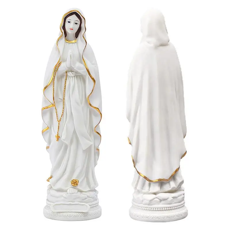 

Virgin Mary Statue Blessed Mother Mary Statues Catholic Gift Resin Virgin Mary Figurines Suitable For Religious And Home Decor