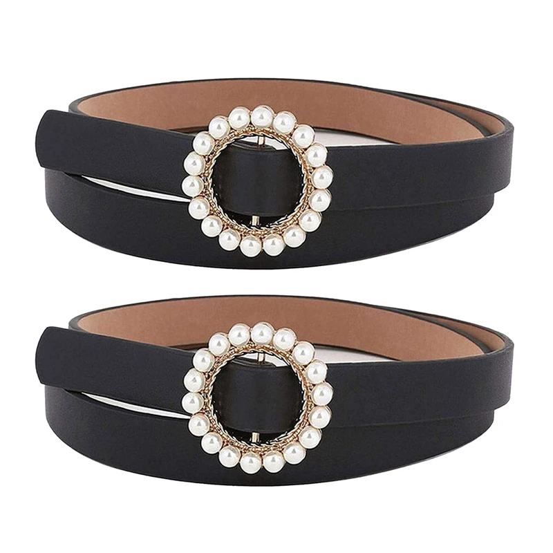 

Женский ремень с жемчужинами ASDS, повседневный декоративный ремень 2