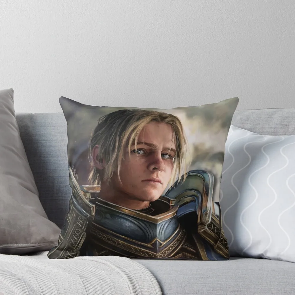 Декоративная подушка Anduin Wrynn новогодняя осенняя наволочка подушки для диванной