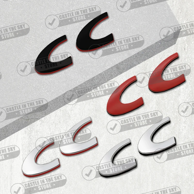 3D Автомобильная наклейка RC CC металлический задний значок для Peugeot 308 306 307 207 208 3008 407