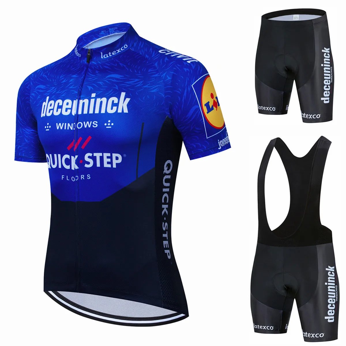 

Hot Sale 2022 Quick Step Cycling Jersey Summer Set Pro Team Cycling Clothing Road Bike Suit Bicycle Bib Shorts MTB Maillot Cicl