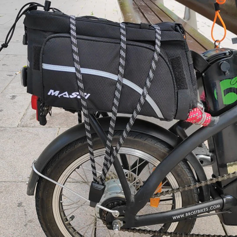 

Горный велосипед, багажник, выдвижная эластичная лента, велосипедные грузовые стойки, привязанные резиновые ремни, веревка/искусство с пла...