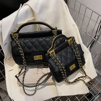 retro shoulder bag casual trendy vintage chain pu leather cross body top handle sling bags for women ladies 2022 forever young