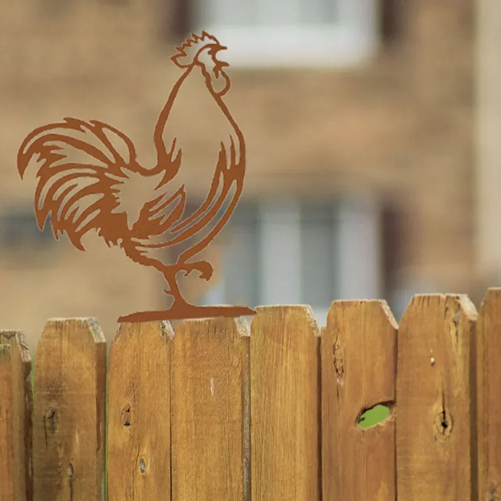 Персонализированный металлический топпер для почтового ящика Петух — улучшите