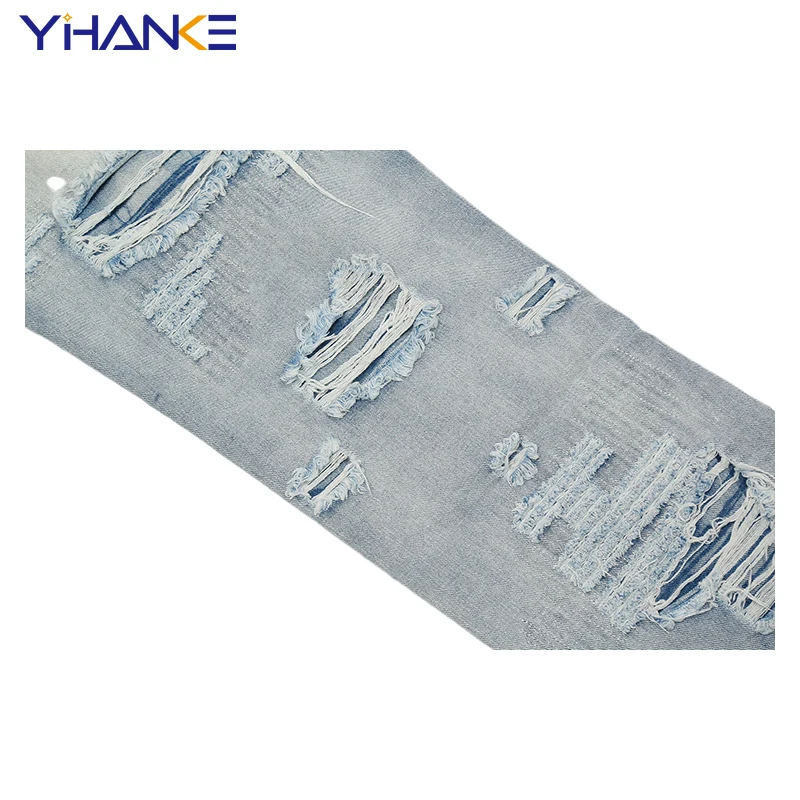 Fashionable Men's High Street Hip-hop Distressed Worn-out Loose Wide-leg Flared Jeans Skateboard Pants Streetwear Мужские джинсы