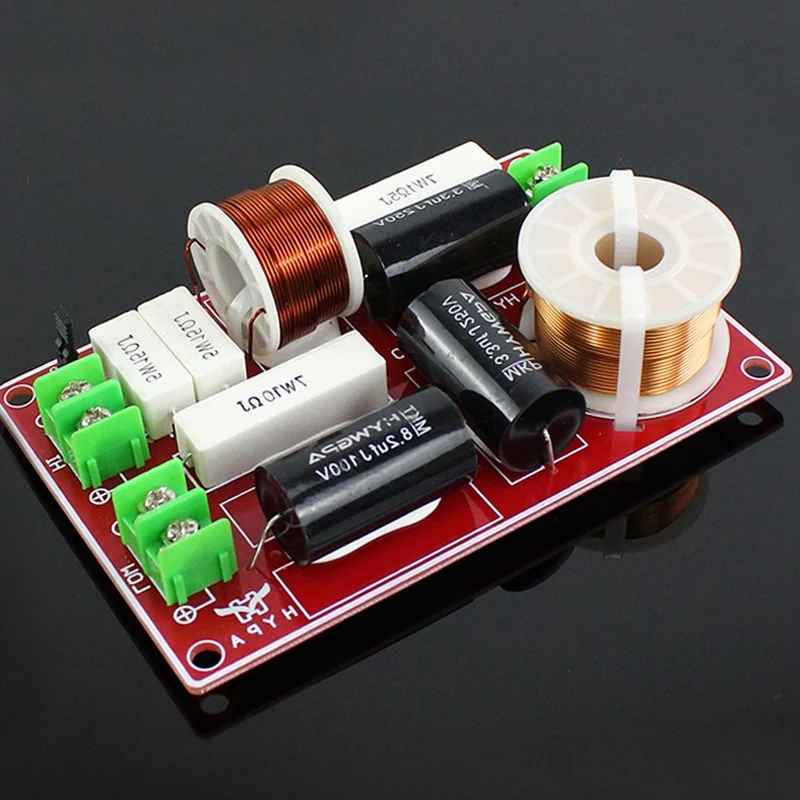 Динамики делитель частоты 2-полосный кроссовер аудио 150 Вт бас средние высокие