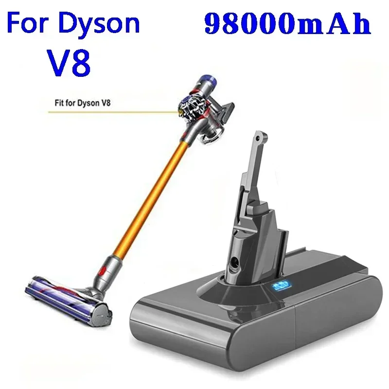 Сменный аккумулятор Dyson V8 21 6 в 98000 мАч для пылесоса