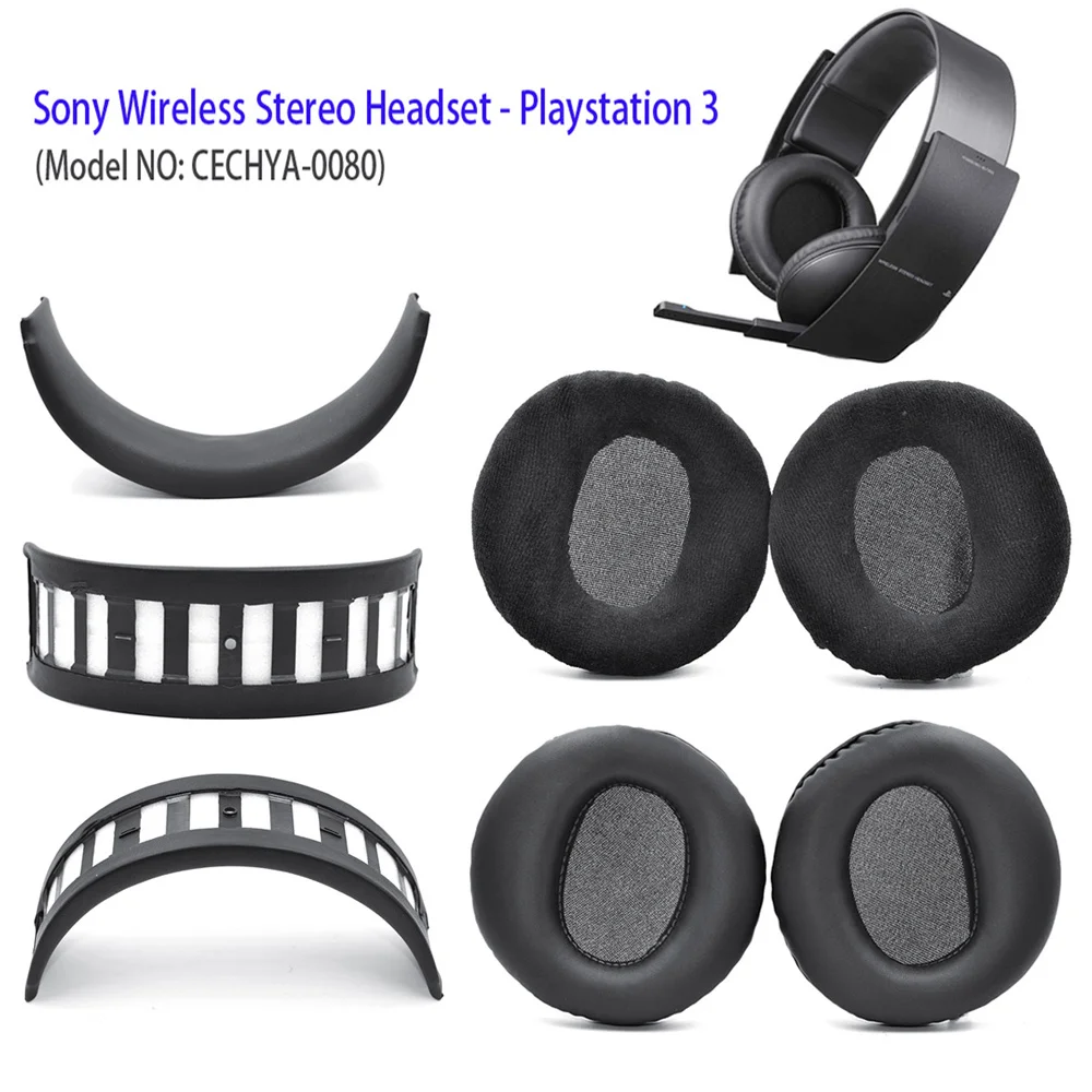 

Амбушюры для Sony PS3 PS4 беспроводные наушники Sony CECHYA-0080 гарнитура амбушюры накладки для наушников из пеноматериала аксессуары