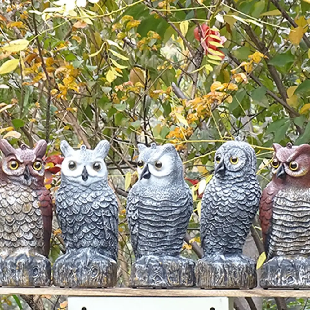 Креативный пластиковый Приманка в виде совы напугает птиц большой размер