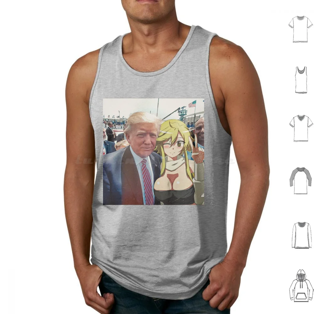 

Leone Feat. Donald Trump Tank Tops Vest Sleeveless Donald Trump Trump Yes We Can Make America Great Again America President