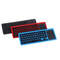 jelly comb backlit bluetooth keyboard wireless rechargeable keyboard with numberpad touchpad for android tablet laptop