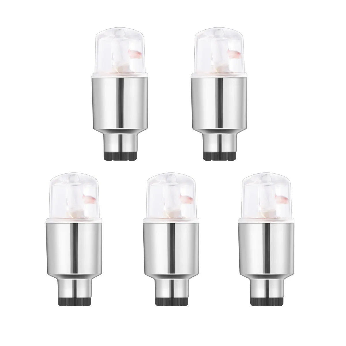 

5PCS Wheel Light Car Caps Light LED Seven Colors Tyre Light Flash Light for Motorbikes Cars Bicycle lights