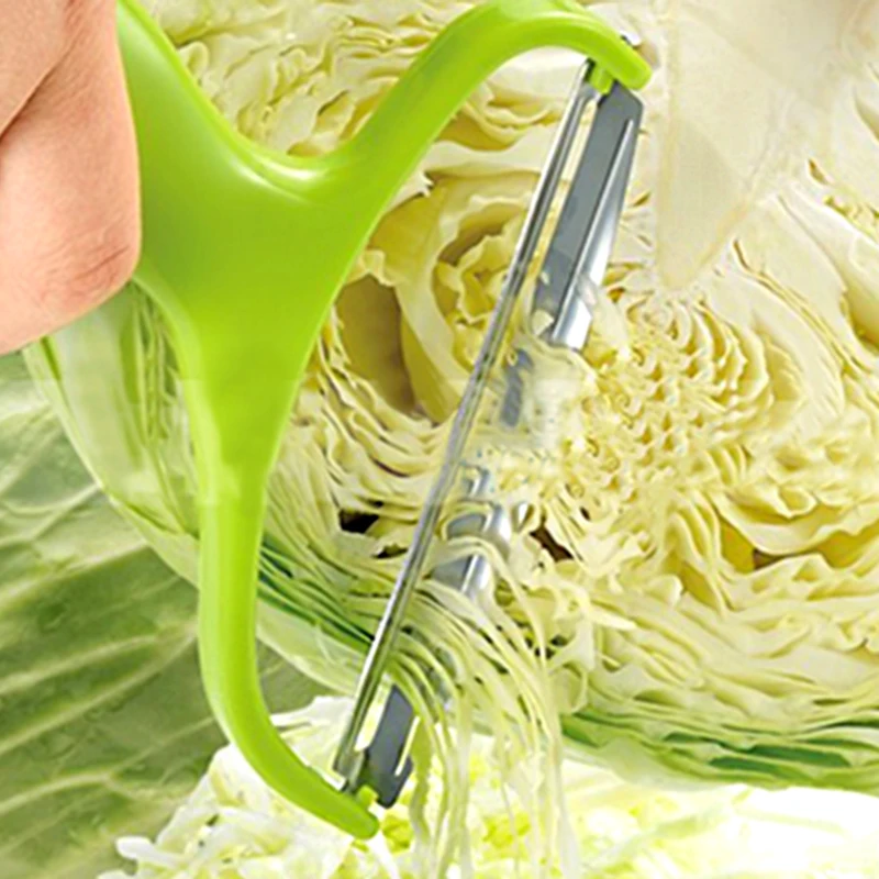 

Veggie Cabbage Peeler Wide Mouth Stainless Steel Cabbage Shredder Cutting Tools Gadget for Salad Fruit Slicer Peel Remoral