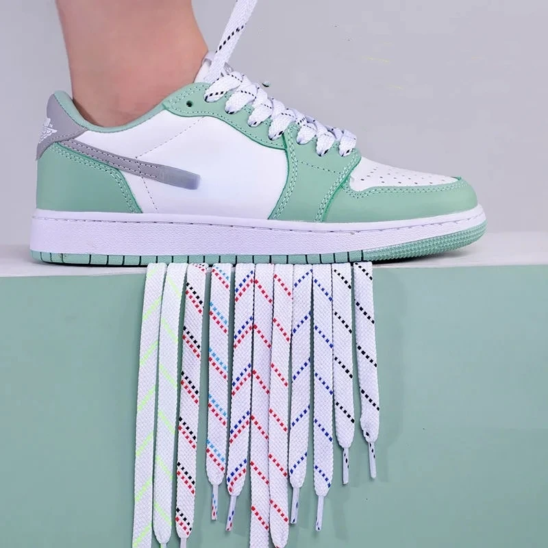 

120 140cm Tie Dye Shoelaces Cartoon Printing Fashion Women Men Shoes Laces High-top Canvas Sneakers Shoelace Flats Shoelaces