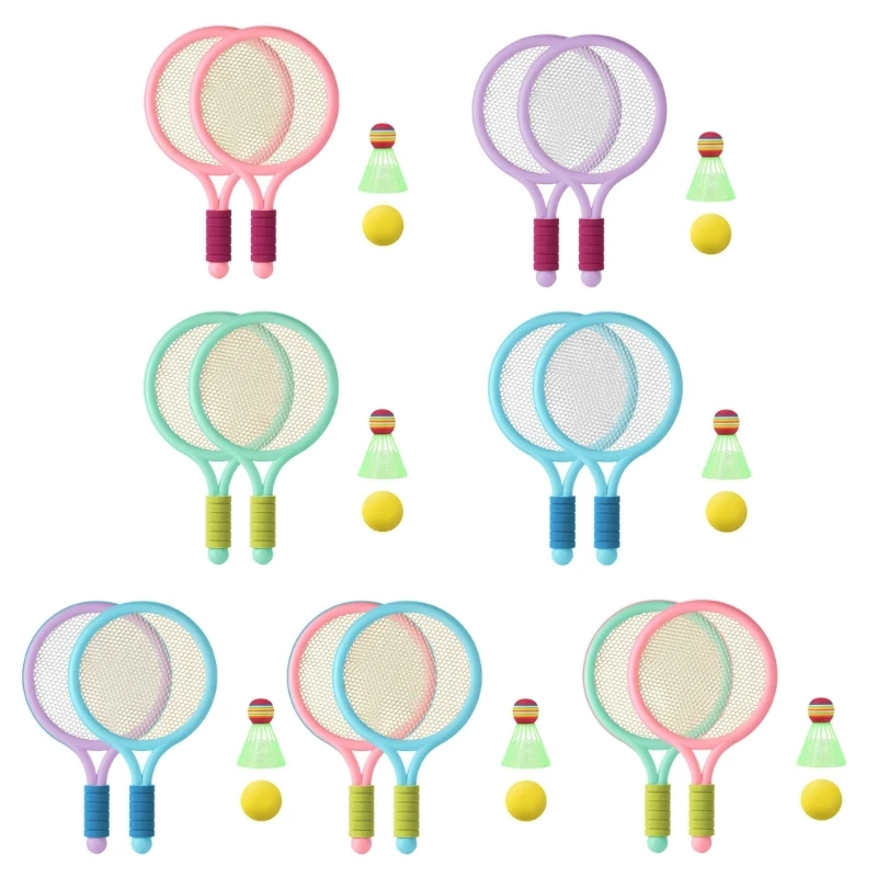 

Детская теннисная игрушка для бадминтона, Детская Теннисная ракетка с мячиками для семейной игры N58B