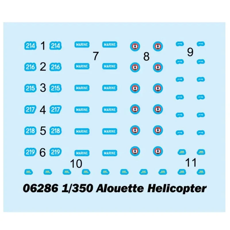 Trumpeter 06286 1:350 Вертолет Alouette, пластиковый конструктор-модель самолета (art.: 3920d94ccd2ee) - 3920d94ccd2ee