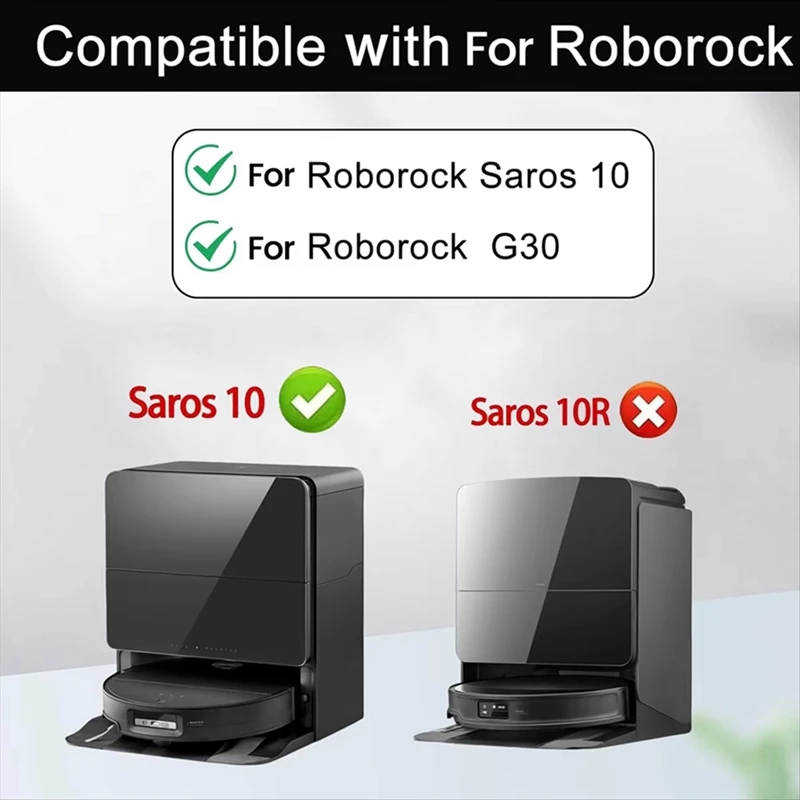 Аксессуары для Saros 10 S9 MaxV Ultra: запасные части, основная и боковая щетки, HEPA-фильтр, тряпка для мытья пола, мешок для пыли. (art.: 3920dcffbef81) - 3920dcffbef81
