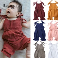 summer baby girl clothes baby romper newborn clothes baby girl outfit soft comfortable infant girl bodysuit clothes
