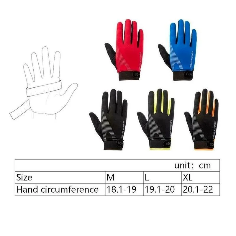Anti-Slip Cycling Gloves TouchScreen Bike Gloves Warm Winter Sport Shockproof Full Finger Breathable Bicycle Glove for Men Woman images - 6