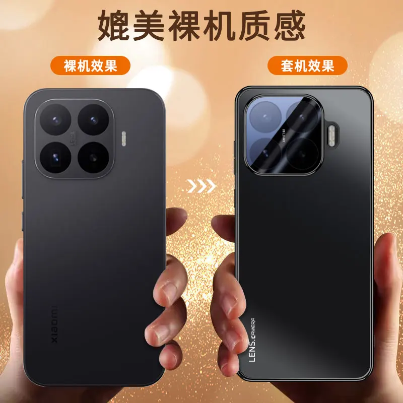 Фото Чехол для Xiaomi 17T / 17T Pro: гальванизированный акриловый, с защитой камеры, противоударный, с защитой от отпечатков пальцев, бампер, задняя крышка №5
