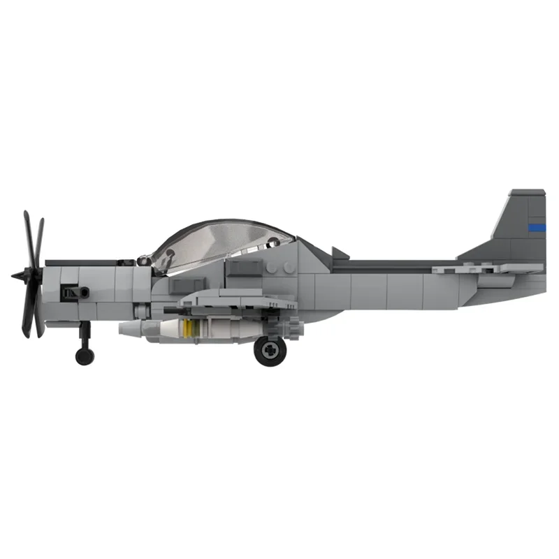 MOC Building Blocks A-29 Super Tucano Самолет 14+