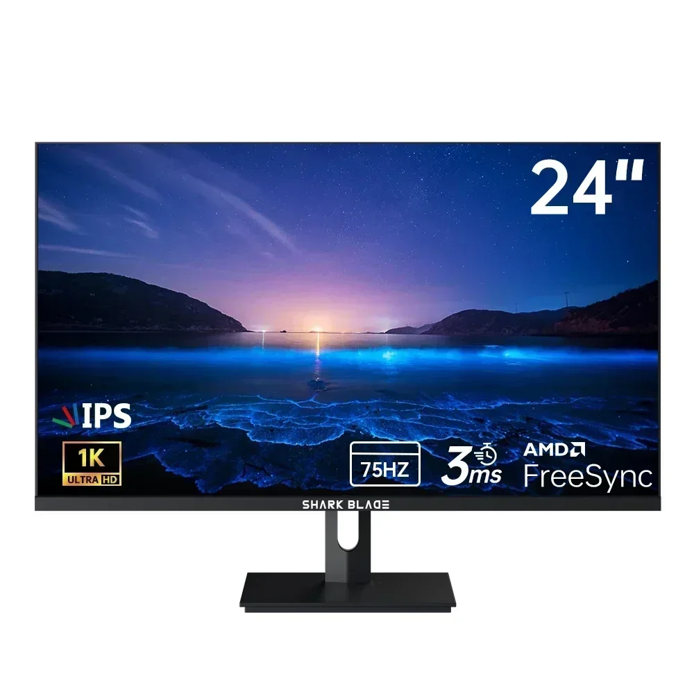 24-дюймовый монитор 1k 75Hz IPS PC WLED дисплей HDR400 Настольный игровой компьютерный экран