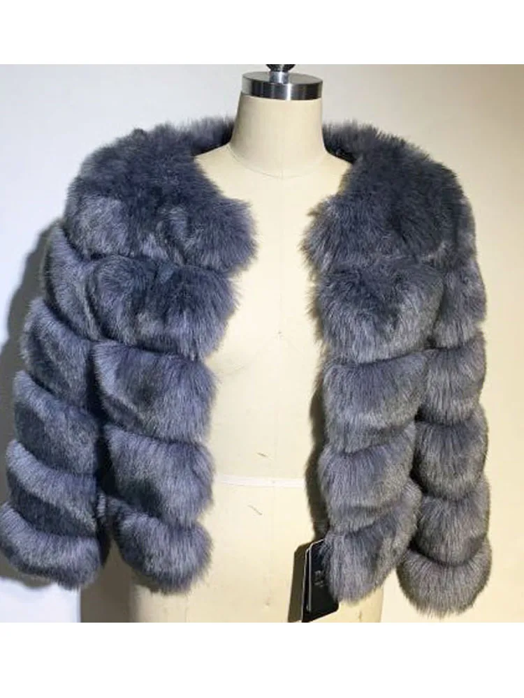 NoEnName_Null Limited Women's Winter Coats Women Jacket Fox Fur Fur Thick Winter High Street Other No Real Fur Jackets