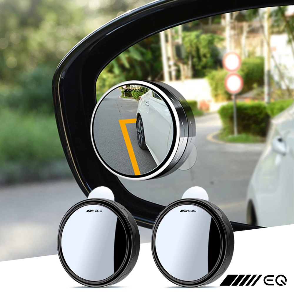 

Автомобильное зеркало на присоске, 2 шт., маленькое зеркало для слепых зон, аксессуары для Mercedes Benz AMG EQ POWER, автомобильные аксессуары