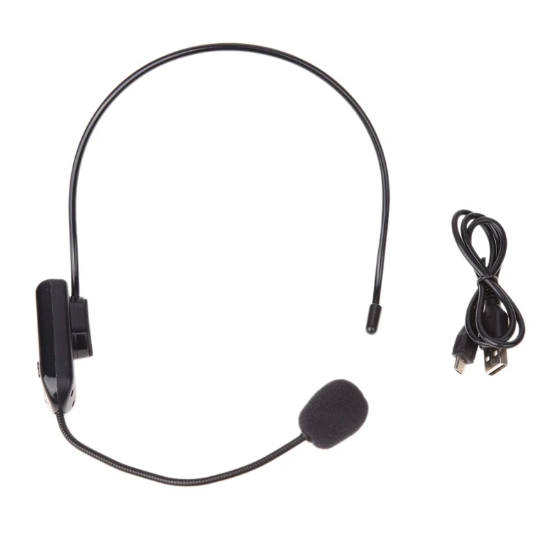 Wireless Microphone Headset For Voice Amplifier Megaphone Radio Mic Loudspeaker Stage Speakers Conferenceetc
