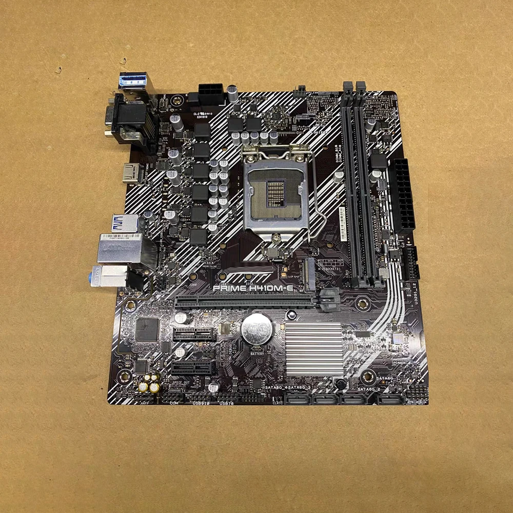 PRIME H410M-E для A-S-U-S H410 LGA 1200 mic-ATX материнская плата M.2 DDR4 HDMI USB 3 2 SATA 6 Гбит/с
