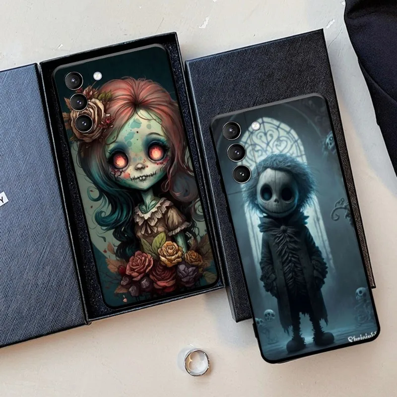 Жуткие куклы krajew, чехол для телефона Samsung Galaxy S22 23 21 S20 FE Ultra S10 S9 S8 Plus S10e Note 20Ultra 10Plus, чехол