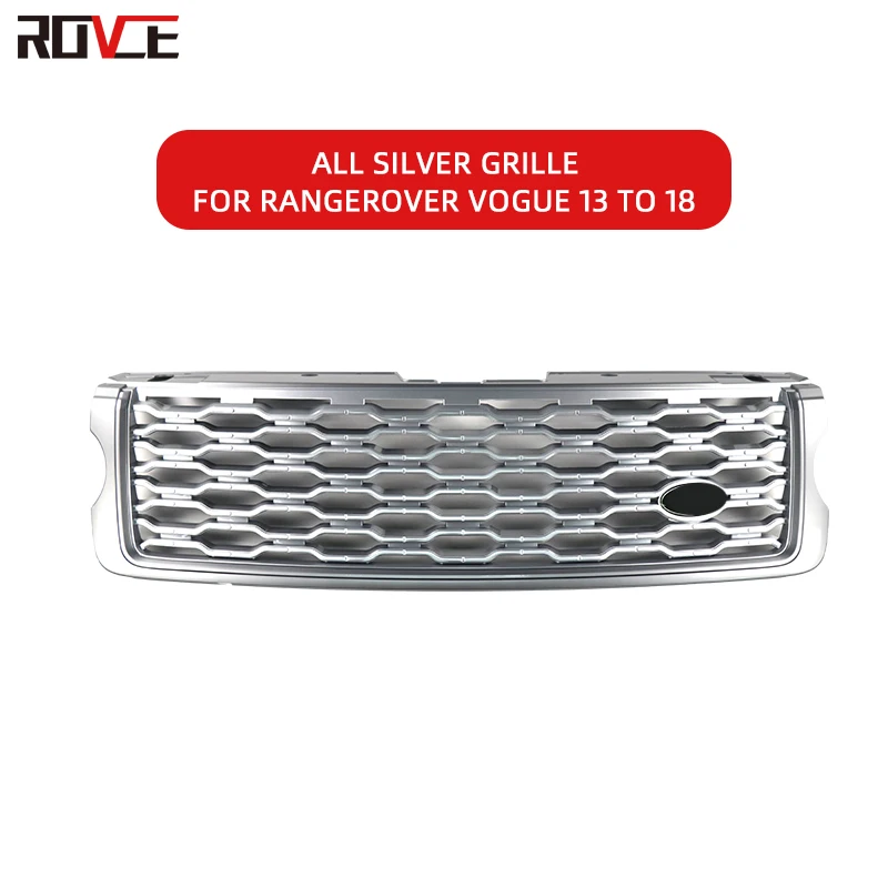 

ROVCE ABS автомобильный передний бампер решетка для Land Rover Range Rover Vogue L405 Обновление 2013 -2022 сетчатые грили