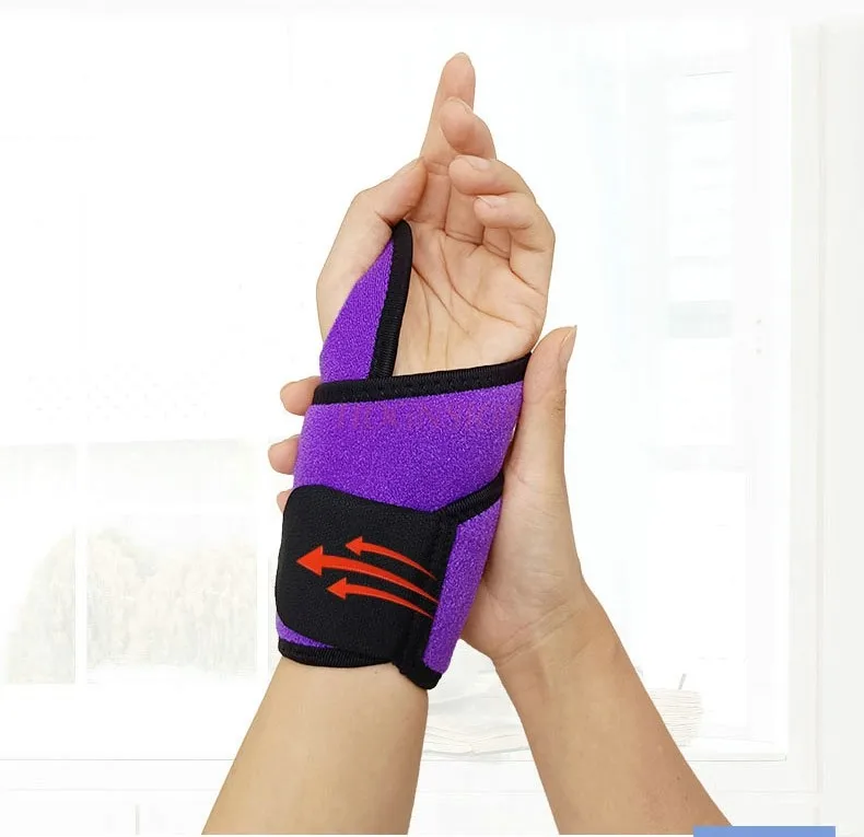 

Heating wrist guard female hot compress moxibustion electric heating sprain tendon sheath strain joint warm male charging