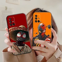 marvels spider man phone cases for samsung a51 5g a72 a52 a71 5g a32 5g back cover tpu shell shockproof funda protective coque