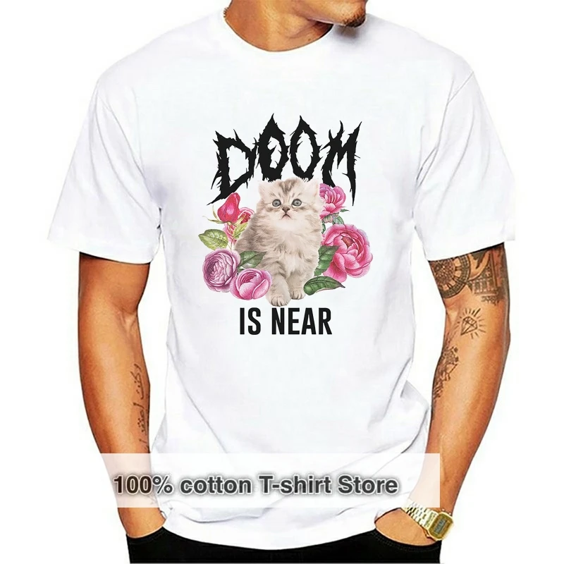 

Is Near Kitten Mens Short Sleeve Funny Humor Graphic T-Shirt fitness Tee Tshirt