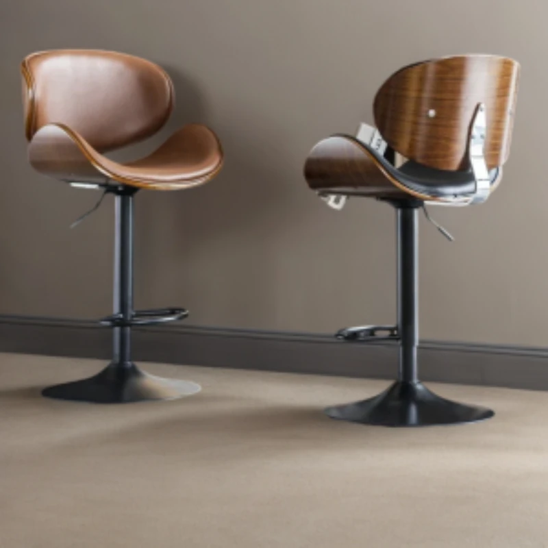 Роскошный барный стул усиленная стойка современный дизайн бархатные